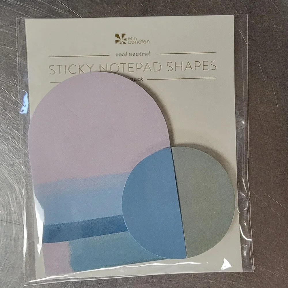 Purple and Blue Stationery Set